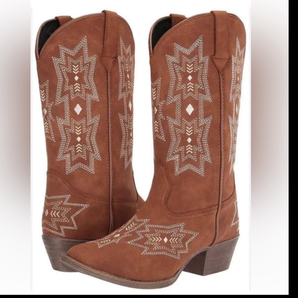 Dingo by Dan Post Rosalin Embroidered Western Boots like new condition S… - Picture 1 of 15
